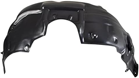 TRQ Front Left Inner Fender Liner Black Drivers Side