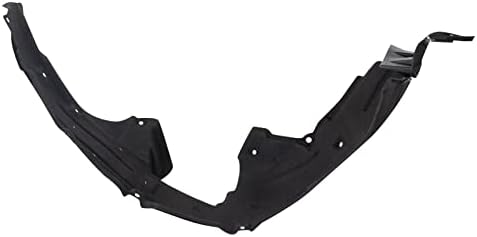 TRQ Front Left Inner Fender Liner Black Drivers Side