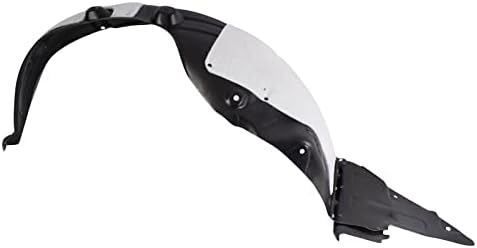 TRQ Front Left Inner Fender Liner Black Drivers Side