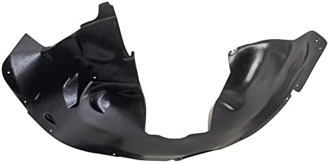 TRQ Front Right Inner Fender Liner Black Passenger Side
