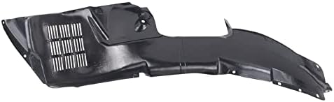 TRQ Front Right Inner Fender Liner Black Passenger Side