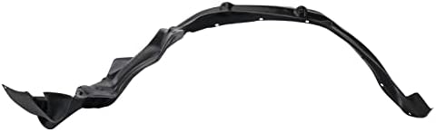 TRQ Front Right Inner Fender Liner Black Passenger Side