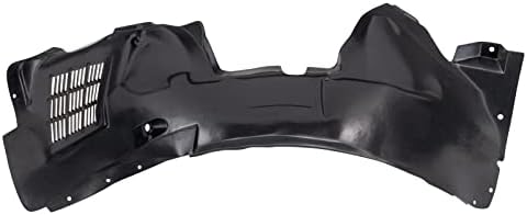 TRQ Front Right Inner Fender Liner Black Passenger Side