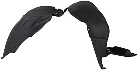TRQ Front Left Inner Fender Liner Black Drivers Side