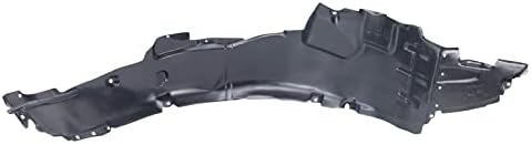 TRQ Front Left Inner Fender Liner Black Drivers Side