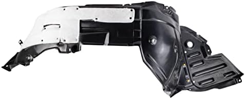 TRQ Front Left Inner Fender Liner Black Drivers Side
