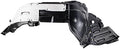 TRQ Front Left Inner Fender Liner Black Drivers Side