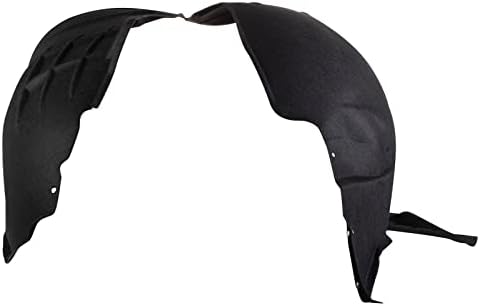 TRQ Front Left Inner Fender Liner Black Drivers Side