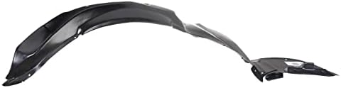 TRQ Front Left Inner Fender Liner Black Drivers Side