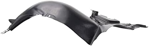 TRQ Front Left Forward Inner Fender Liner Black Drivers Side
