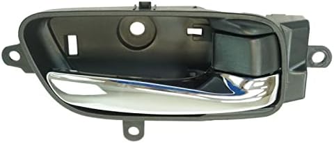 TRQ Passenger Side Interior Door Handle Chrome & Black