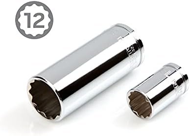 TEKTON 3/8 Inch Drive 12-Point Socket and Ratchet Set, 46-Piece | SKT15302 - Image 5
