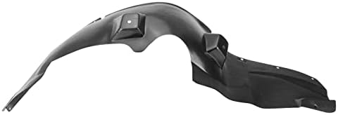 TRQ Front Right Inner Fender Liner Black Passenger Side