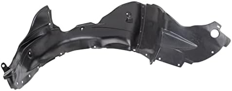 TRQ Front Left Inner Fender Liner Black Drivers Side