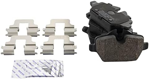 TRQ Rear Brake Pads Ceramic Hardware