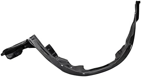 TRQ Front Right Inner Fender Liner Black Passenger Side