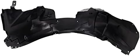TRQ Front Left Inner Fender Liner Black Drivers Side