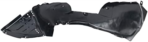TRQ Front Right Inner Fender Liner Black Passenger Side