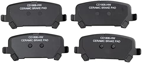 TRQ Rear Brake Pads Ceramic