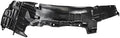 TRQ Front Right Inner Fender Liner Black Passenger Side