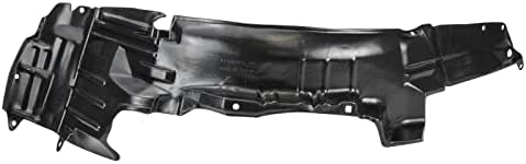 TRQ Front Right Inner Fender Liner Black Passenger Side