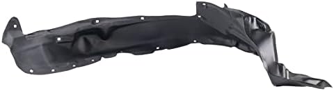 TRQ Front Left Inner Fender Liner Black Drivers Side