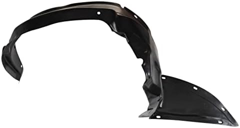 TRQ Front Left Inner Fender Liner Black Drivers Side