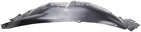 TRQ Front Right Inner Fender Liner Black Passenger Side