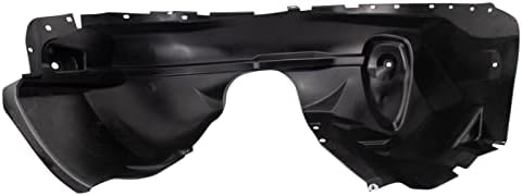 TRQ Front Right Inner Fender Liner Black Passenger Side