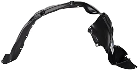 TRQ Front Left Inner Fender Liner Black Drivers Side