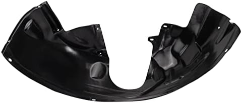TRQ Front Right Inner Fender Liner Black Passenger Side