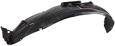 TRQ Front Left Inner Fender Liner Black Drivers Side