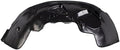 TRQ Front Right Inner Fender Liner Black Passenger Side