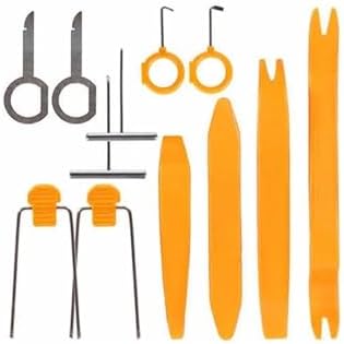Auto Door Clip Panel Trim Removal Tool Kits Navigation Plastic Seesaw Conversion Tool Car Removal Trim Clip Dashboard RepairTool(Blue Screwdriver) - Image 5
