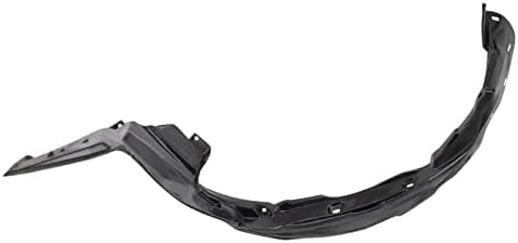 TRQ Front Right Inner Fender Liner Black Passenger Side