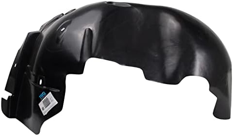 TRQ Front Right Inner Fender Liner Black Passenger Side