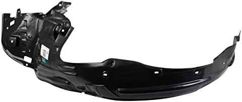 TRQ Front Left Inner Fender Liner Black Drivers Side