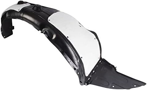 TRQ Front Right Inner Fender Liner Black Passenger Side