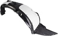 TRQ Front Right Inner Fender Liner Black Passenger Side