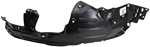 TRQ Front Right Inner Fender Liner Black Passenger Side