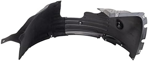 TRQ Front Left Inner Fender Liner Black Drivers Side