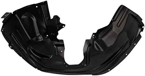 TRQ Front Right Inner Fender Liner Black Passenger Side