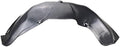 TRQ Front Left Inner Fender Liner Black Drivers Side