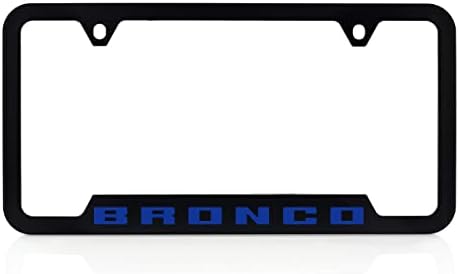 Ford Bronco UV Printed License Plate Frame - Velocity Blue
