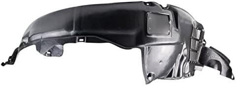 TRQ Front Left Inner Fender Liner Black Drivers Side