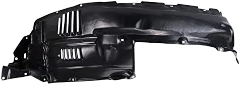 TRQ Front Right Inner Fender Liner Black Passenger Side