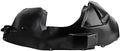 TRQ Front Right Inner Fender Liner Passenger Side