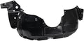 TRQ Front Left Inner Fender Liner Black Drivers Side