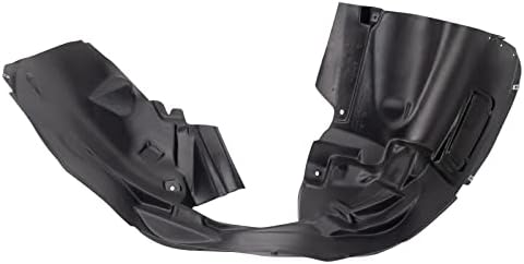 TRQ Front Left Inner Fender Liner Black Drivers Side