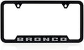 Ford Bronco UV Printed License Plate Frame - Cactus Grey